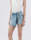 Vervet High Rise Raw Hem Skort