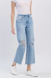 Flying Monkey High Rise Crop Wide Jean