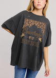 Cowboys & Beer Leopard Tee