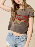Free Bird 1977 Faux Crop Tee