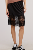 Mini Lace Slip Skirt