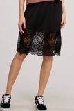 Mini Lace Slip Skirt