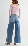 Mica High Rise Patch Pocket Jean