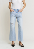 Mica High Rise Raw Hem Pant