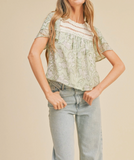 Sage Crochet Top