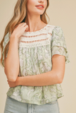 Sage Crochet Top