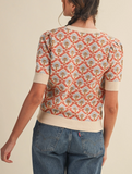 Citrus Floral Sweater Tee