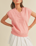 Basket Weave Sweater Vest