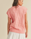 Basket Weave Sweater Vest