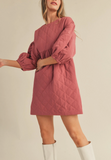 Quilted Babydoll Dress