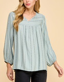 Dot Print Blouse