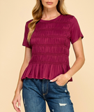 Bailey Smocked Blouse
