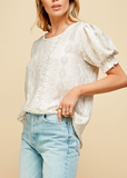 Tribal Smocked Sleeve