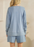 Terry Denim Long Sleeve