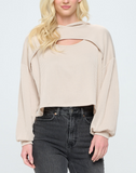 Sara Cropped Hoodie