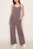 Ribbed Pocket Jumpsuit