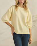 Pillow Sleeve Cloudy Knit