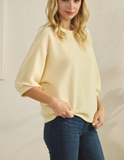 Pillow Sleeve Cloudy Knit
