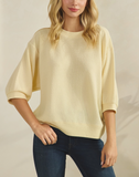 Pillow Sleeve Cloudy Knit