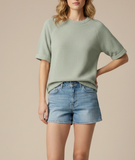 Cloudy Knit Romance Bubble Sleeve