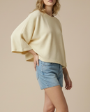 Poncho Cloudy Knit Tee