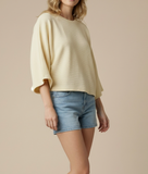 Poncho Cloudy Knit Tee