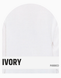 Cropped Ribbed Cardigan