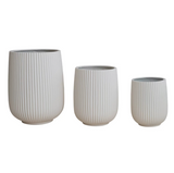Fluted Eco Composite Planters