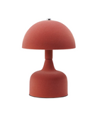 Flocked Terracotta Table Lamp