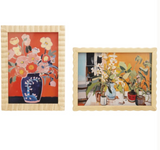 Rubberwood Scalloped Ribbed Photo Frame