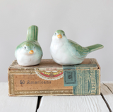 6" Secret Garden Stoneware Bird