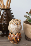Organic Round Stoneware Planter