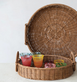 Decorative Hand-woven Rattan Trays
