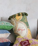 Jungle Cotton Bolster Pillow