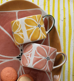 Mosaic Spring Stoneware Mug