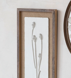 12" X 24" Cast Botanical Wall Decor