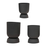 Black Textured Planter
