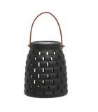 7" Stoneware Solar Lantern
