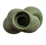 4" Stoneware Tealight Holder - Green