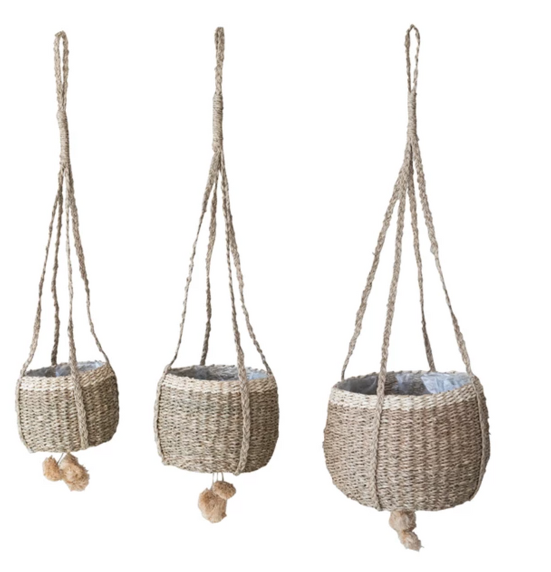 Seagrass Hanging Basket