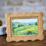 4x6 Natural Weave Landscape Art