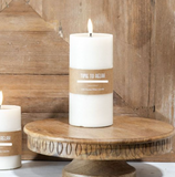 6" Led Pillar Candle