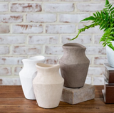 *inner* 3 Asst 6 Wide Mouth Earth Vases