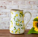 9" Lemon Pitcher Vase