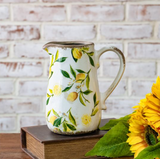 7.25" Lemon Pitcher Vase