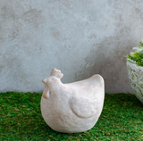 7.5" Sand Sitting Hen