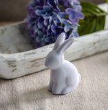 2.75" Lilac Flocked Bunny