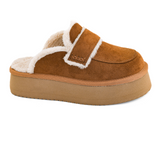 Corkys Veg Out - Tobacco Faux Suede