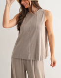 Coastline Cotton Blend Pant Set