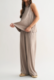 Coastline Cotton Blend Pant Set